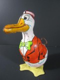 Vintage 1950 Chein Tin Litho Wind Up DUCKY Walking Duck